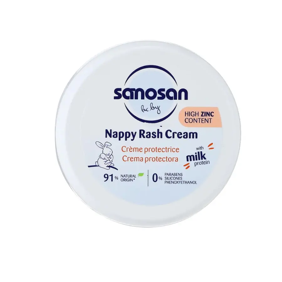 SANOSAN BABY NAPPY RASH ZINC CREAM 150ML